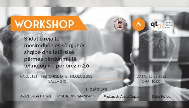 FHF: Workshop “Sfidat e reja të mësimdhënies së gjuhës shqipe dhe letërsisë përmes përdorimit të teknologjisë për brezin 2.0”